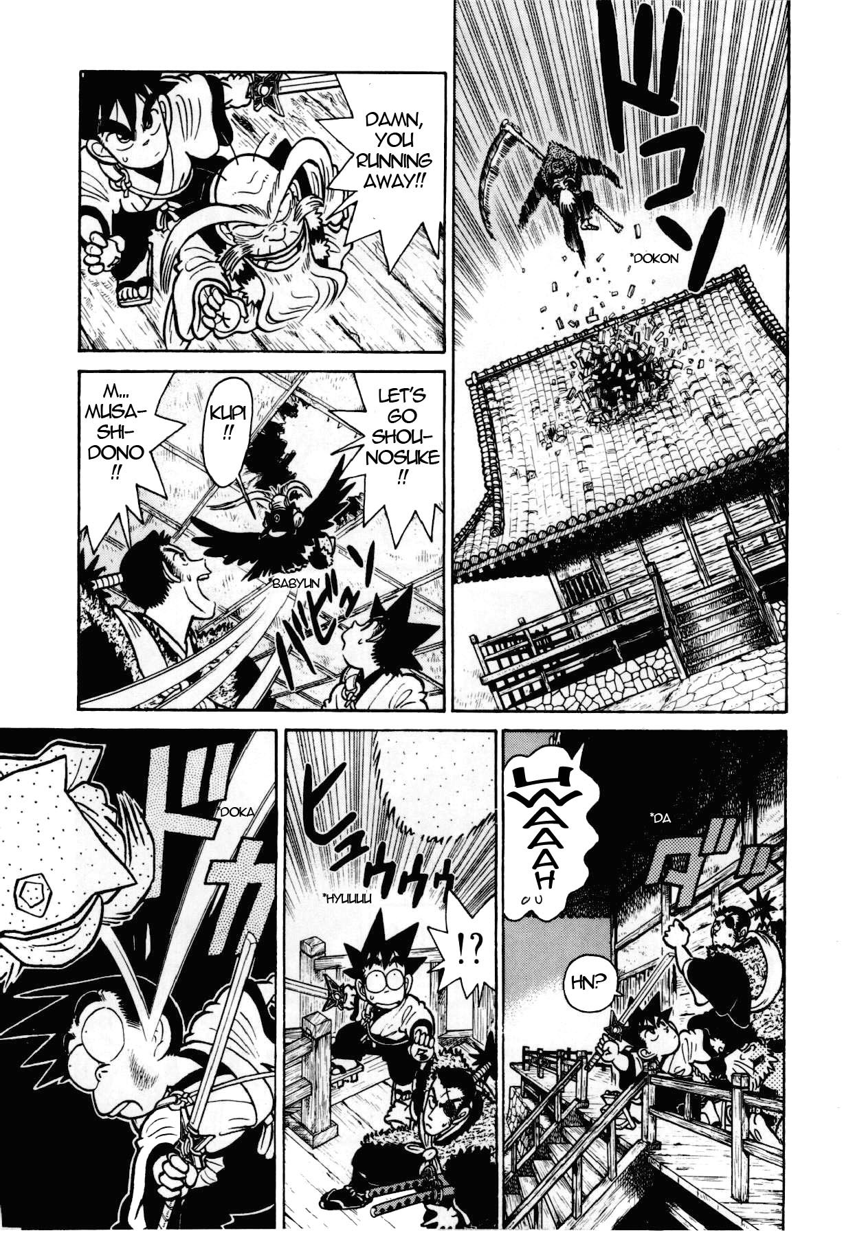 Yaiba Chapter 105 page 14 - Chapter 105: The Tactics of Monkey Bashou