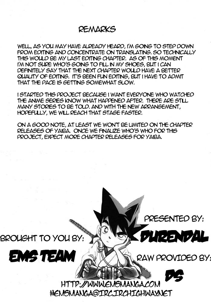 Yaiba Chapter 107 page 18 - Chapter 107: Basho's Dream Disappearing in the Darkness
