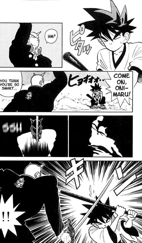 Yaiba Chapter 11 page 12 - Chapter 11: Onimaru's Great Transformation