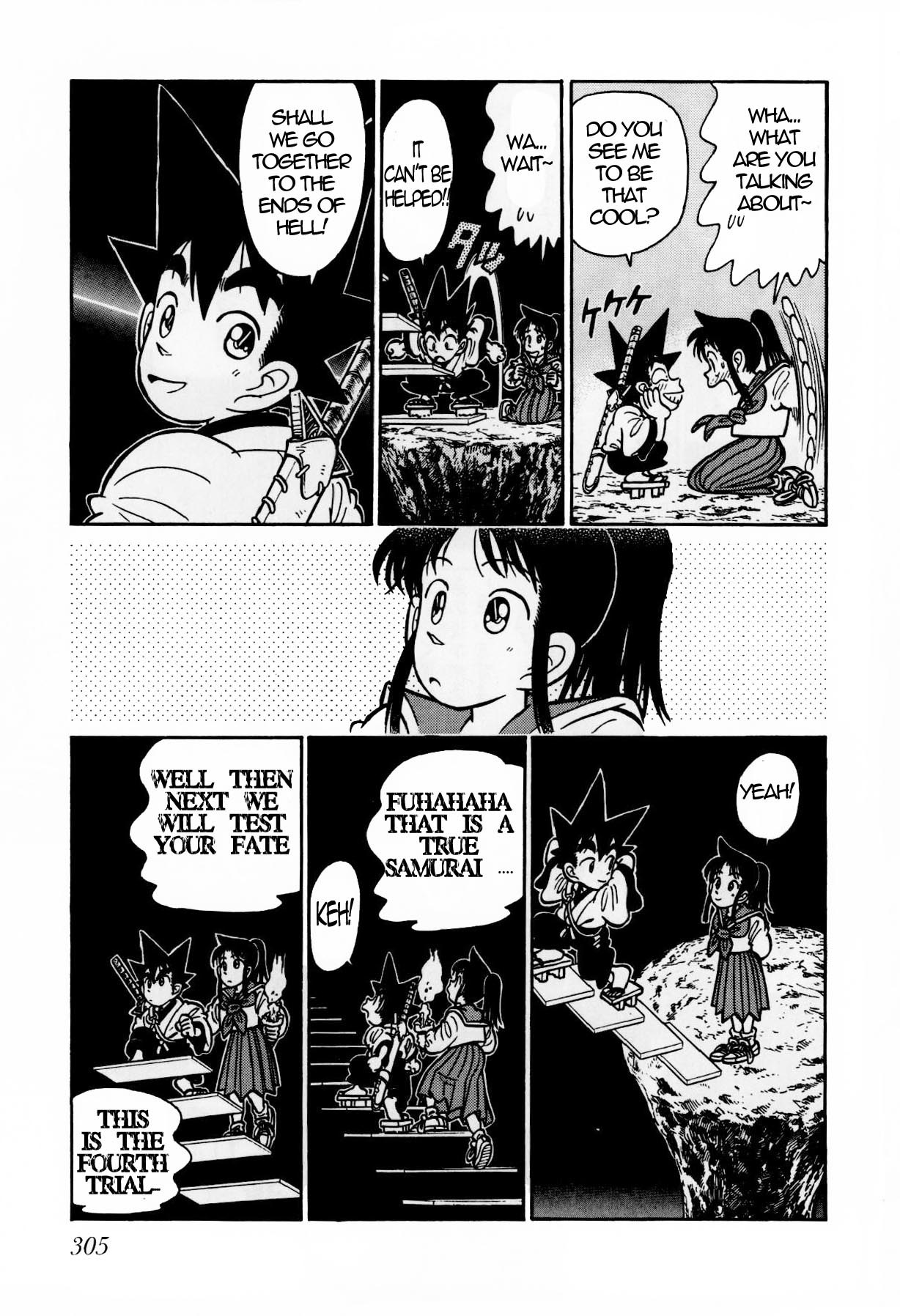Yaiba Chapter 116 page 11 - Chapter 116: Trial 4 - Rope of Destiny