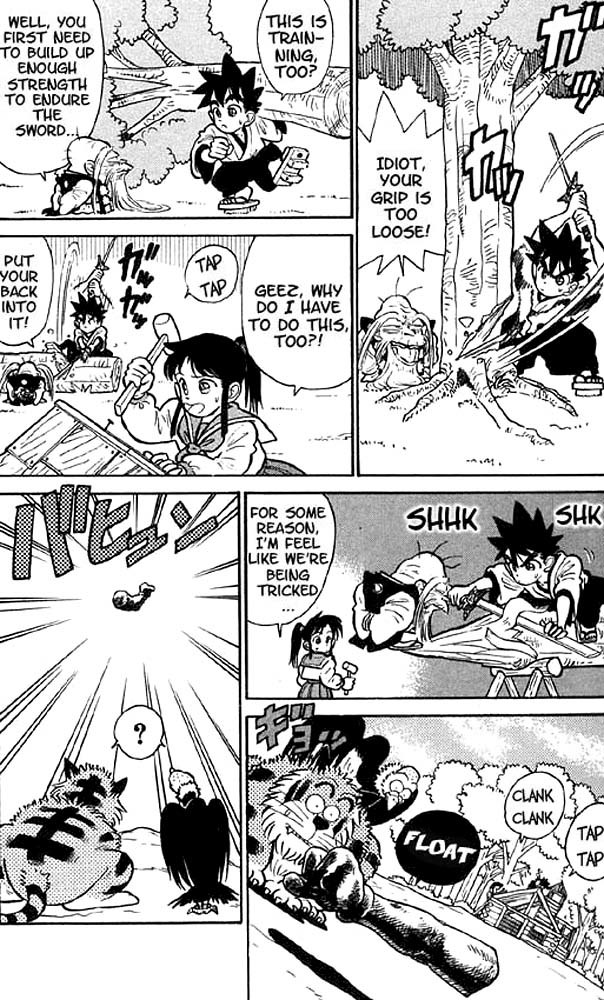 Yaiba Chapter 14 page 10 - Chapter 14: Lightning God - Descent to Earth