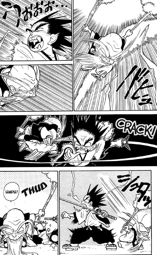 Yaiba Chapter 14 page 7 - Chapter 14: Lightning God - Descent to Earth