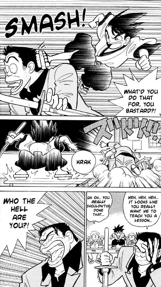 Yaiba Chapter 3 page 10 - Chapter 3: What's "School"?