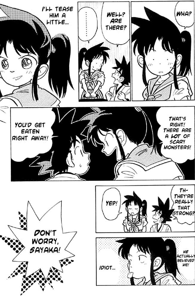 Yaiba Chapter 3 page 5 - Chapter 3: What's "School"?