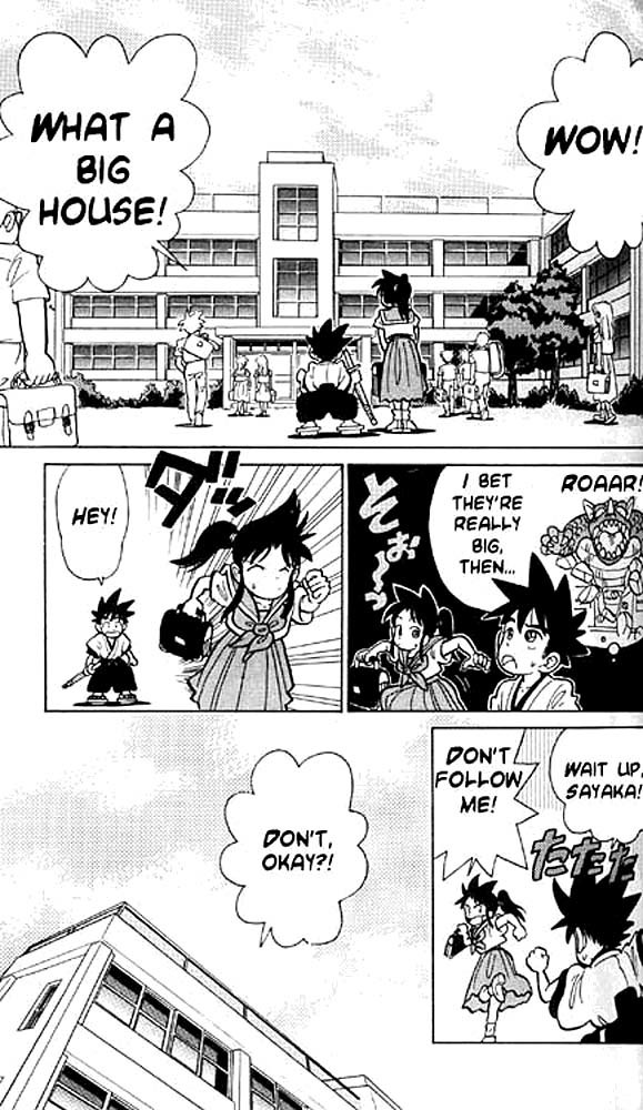 Yaiba Chapter 3 page 7 - Chapter 3: What's "School"?