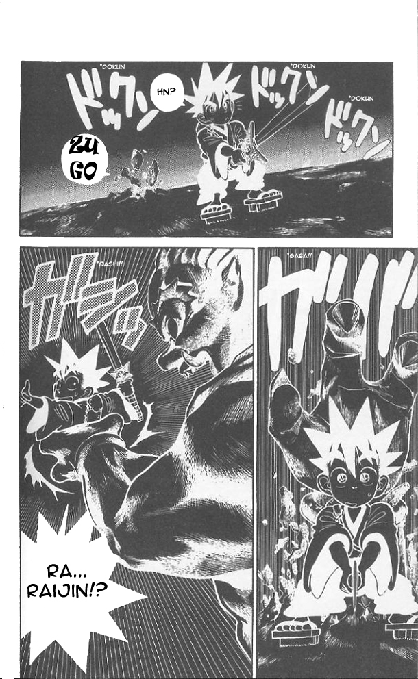 Yaiba Chapter 46 page 3 - Chapter 46: Raijin Power Again