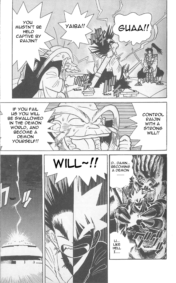 Yaiba Chapter 46 page 4 - Chapter 46: Raijin Power Again