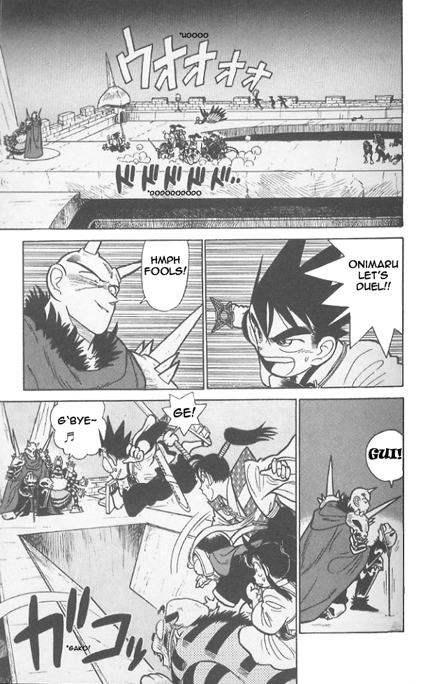 Yaiba Chapter 50 page 12 - Chapter 50: Intruders, Onimaru Castle