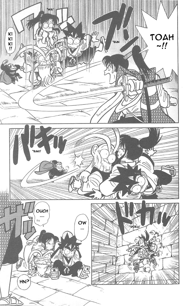 Yaiba Chapter 56 page 7 - Chapter 56: Pinch Escape Operation