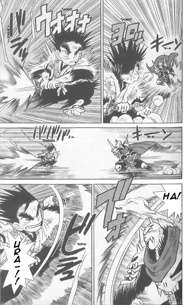 Yaiba Chapter 61 page 10 - Chapter 61: Raijin Sword VS Fuujin Sword