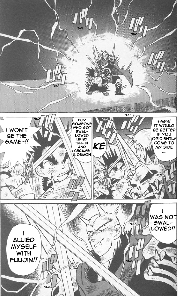 Yaiba Chapter 61 page 12 - Chapter 61: Raijin Sword VS Fuujin Sword