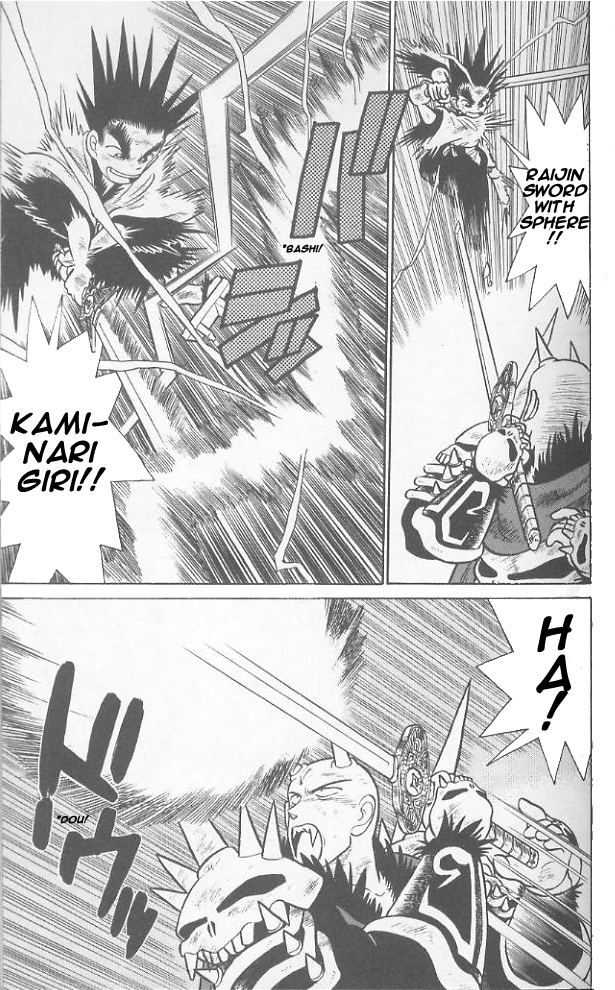 Yaiba Chapter 61 page 14 - Chapter 61: Raijin Sword VS Fuujin Sword
