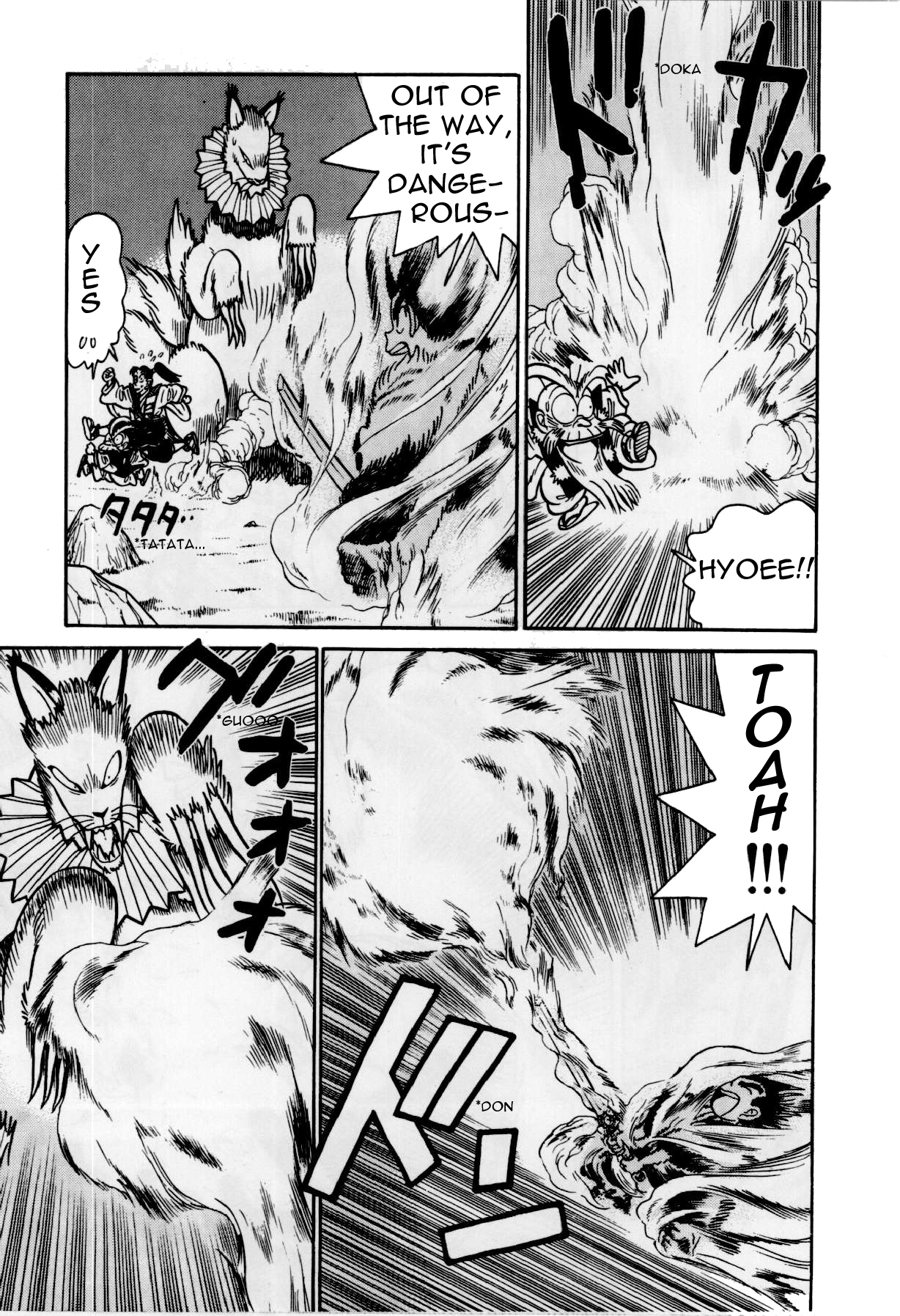 Yaiba Chapter 80 page 6 - Chapter 80: Explosion! Fire Sphere's Power