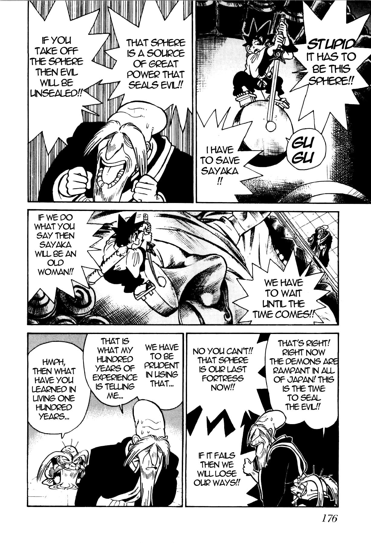 Yaiba Chapter 83 page 13 - Chapter 83: Buddhah's Sphere's Big Power