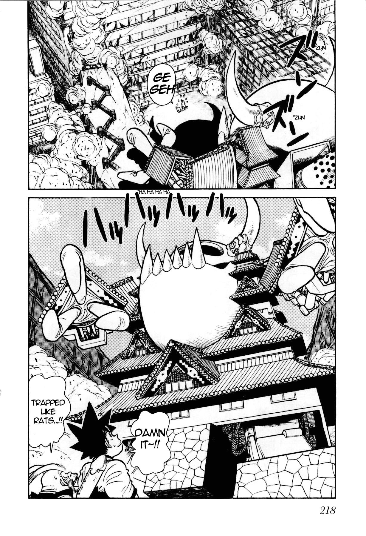 Yaiba Chapter 85 page 19 - Chapter 85: Giant Duel in the Sky of Naniwa