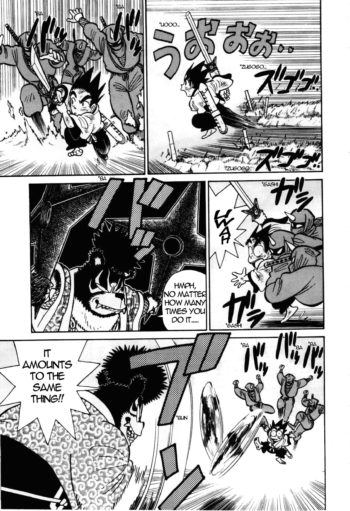 Yaiba Chapter 96 page 4 - Chapter 96: Yaiba vs Bear Man