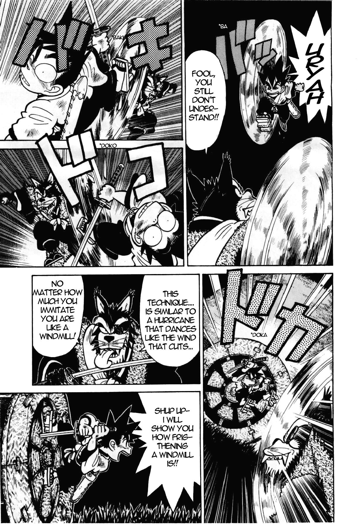 Yaiba Chapter 99 page 13 - Chapter 99: Darkness Sphere Escape Training