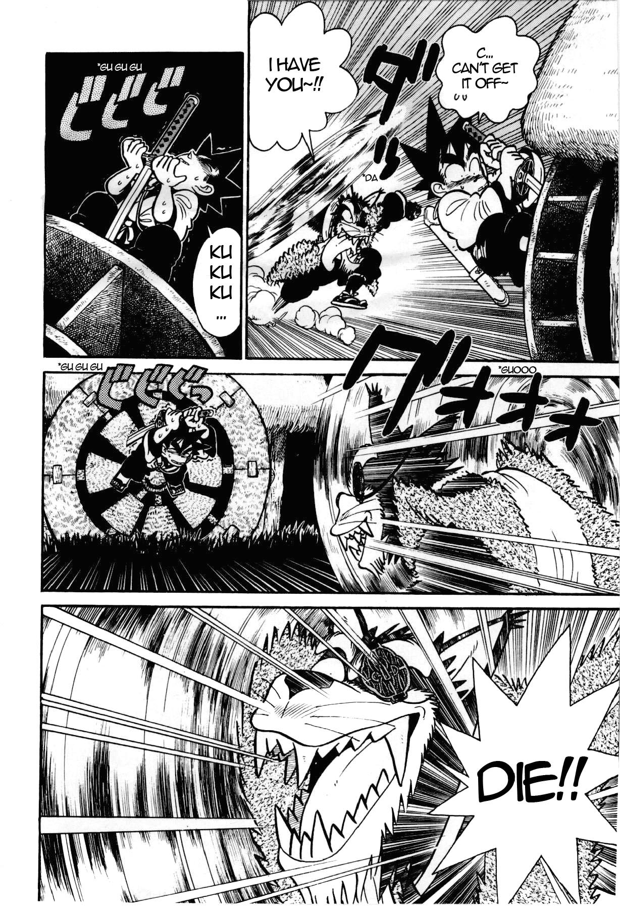 Yaiba Chapter 99 page 14 - Chapter 99: Darkness Sphere Escape Training