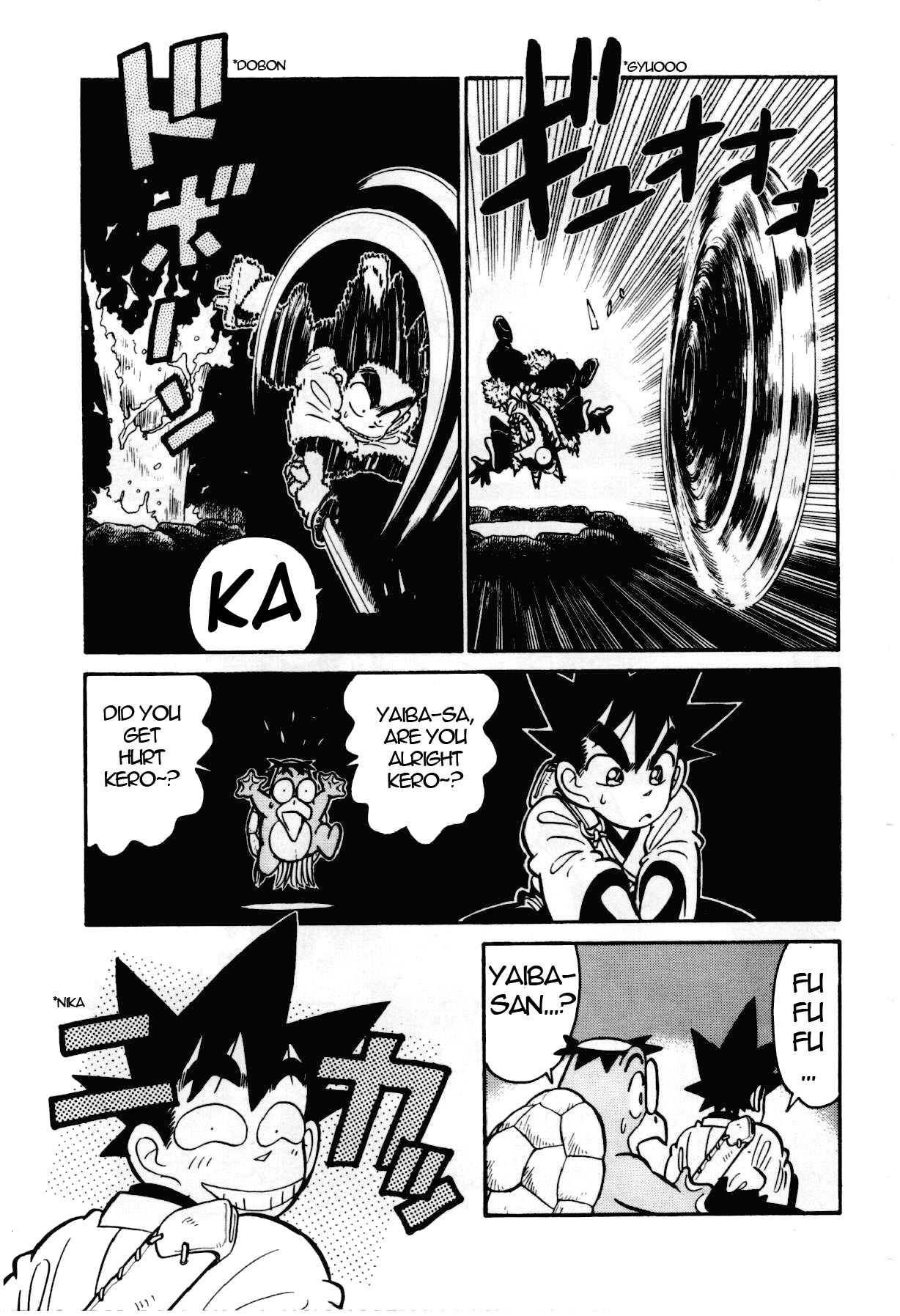 Yaiba Chapter 99 page 17 - Chapter 99: Darkness Sphere Escape Training