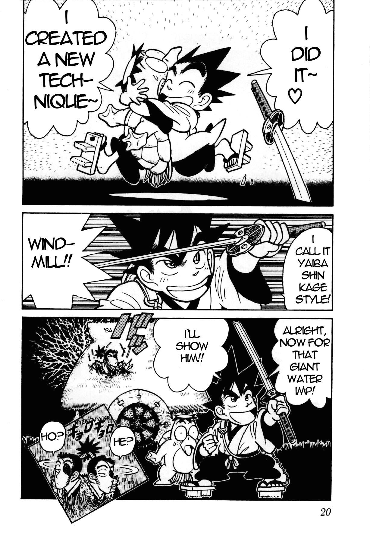 Yaiba Chapter 99 page 18 - Chapter 99: Darkness Sphere Escape Training