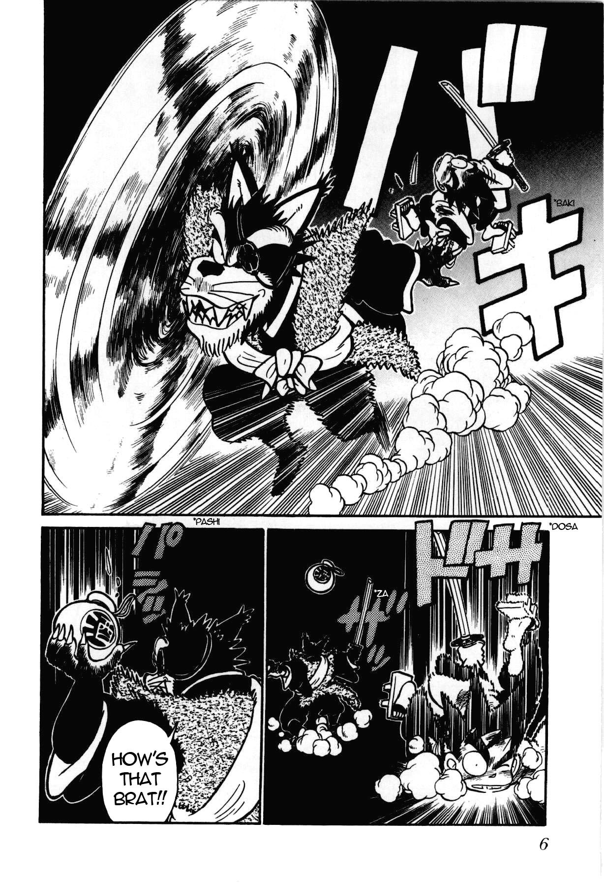 Yaiba Chapter 99 page 4 - Chapter 99: Darkness Sphere Escape Training