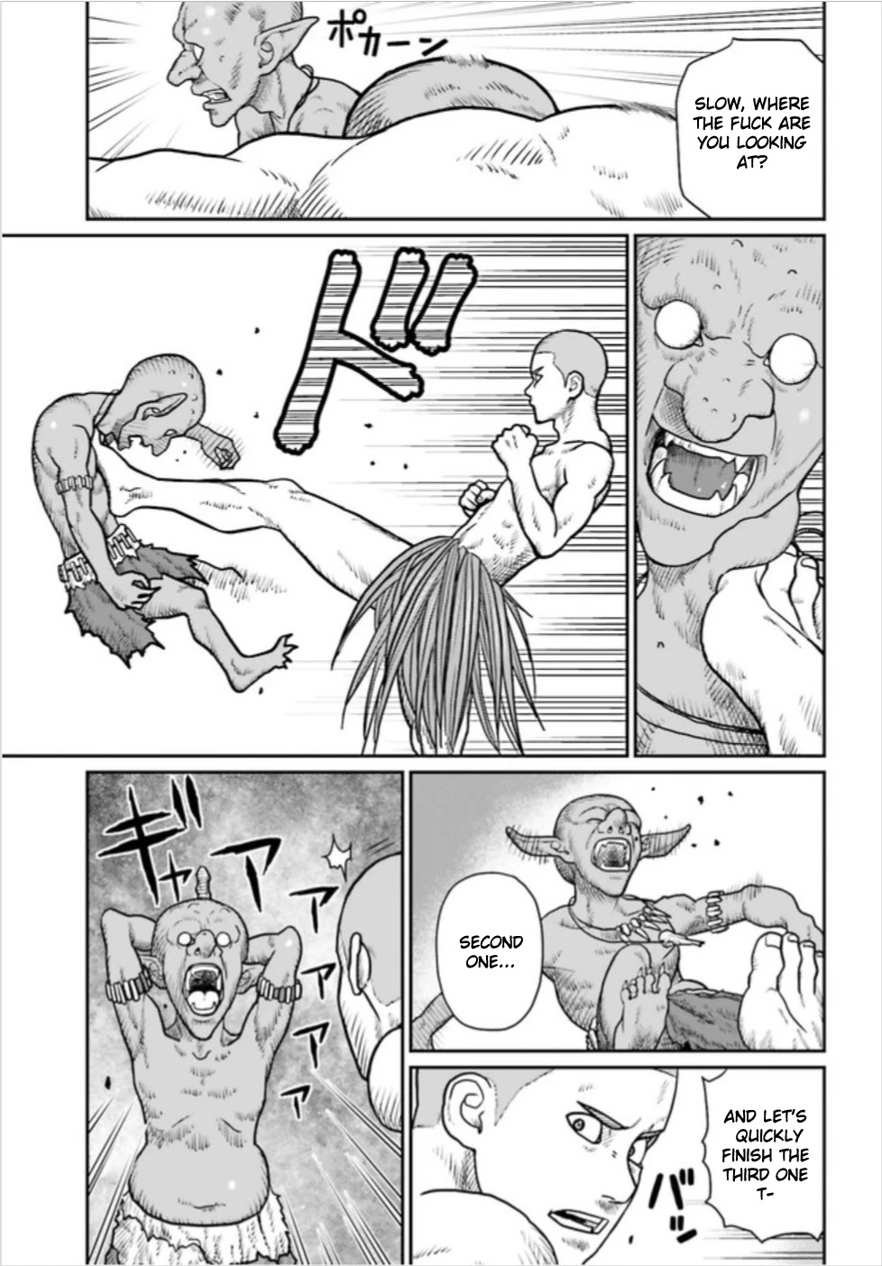 Yajin Tensei: Karate Survivor in Another World Chapter 1.1 page 26 - Chapter 1.1 - 1.3: Goblin x Straw skirt x Me