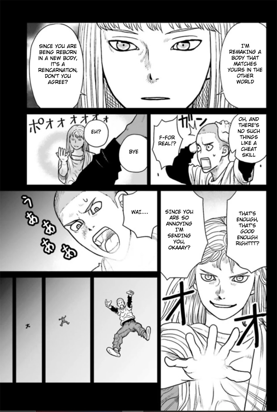 Yajin Tensei: Karate Survivor in Another World Chapter 1.1 page 6 - Chapter 1.1 - 1.3: Goblin x Straw skirt x Me