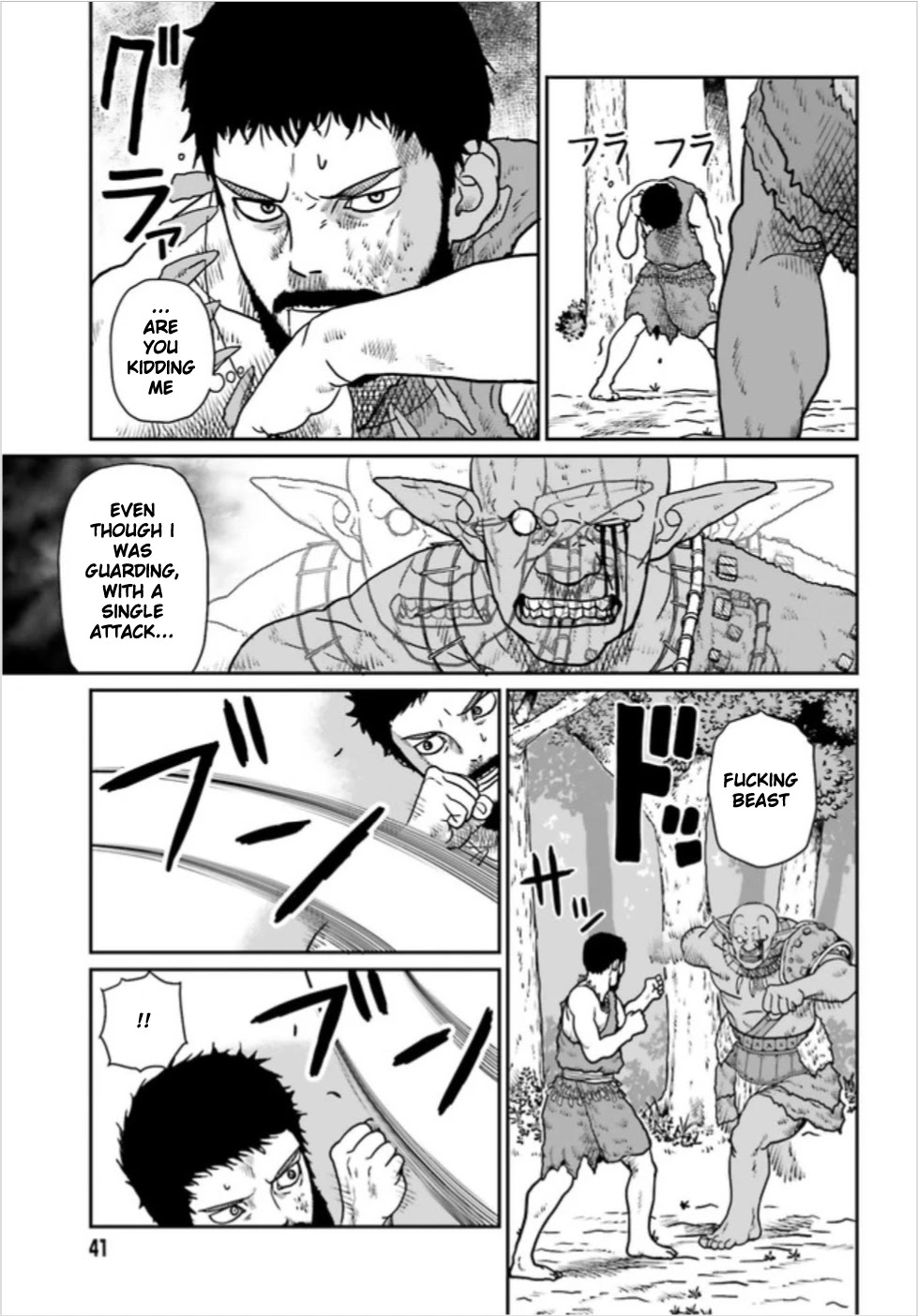 Yajin Tensei: Karate Survivor in Another World Chapter 3.1 page 9 - Chapter 3.1 - 3.2: A Deathmatch with the Hobgoblin