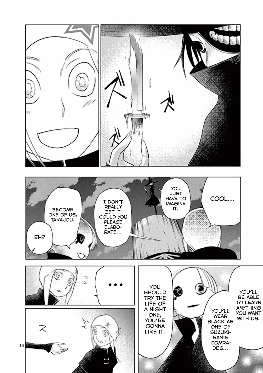 Yajin Chapter 7 page 14 - Chapter 7: Black Clothes