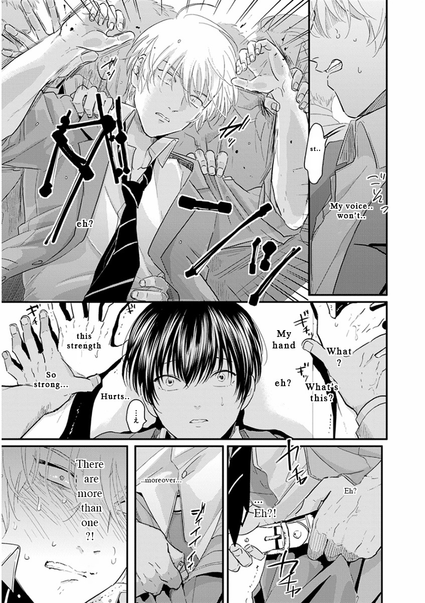 Yajirushi Chapter 4 page 14 - Chapter 4 : Chikan sareteru Kare wo Guuzen wo Hakken shite, teki na Tenkai de