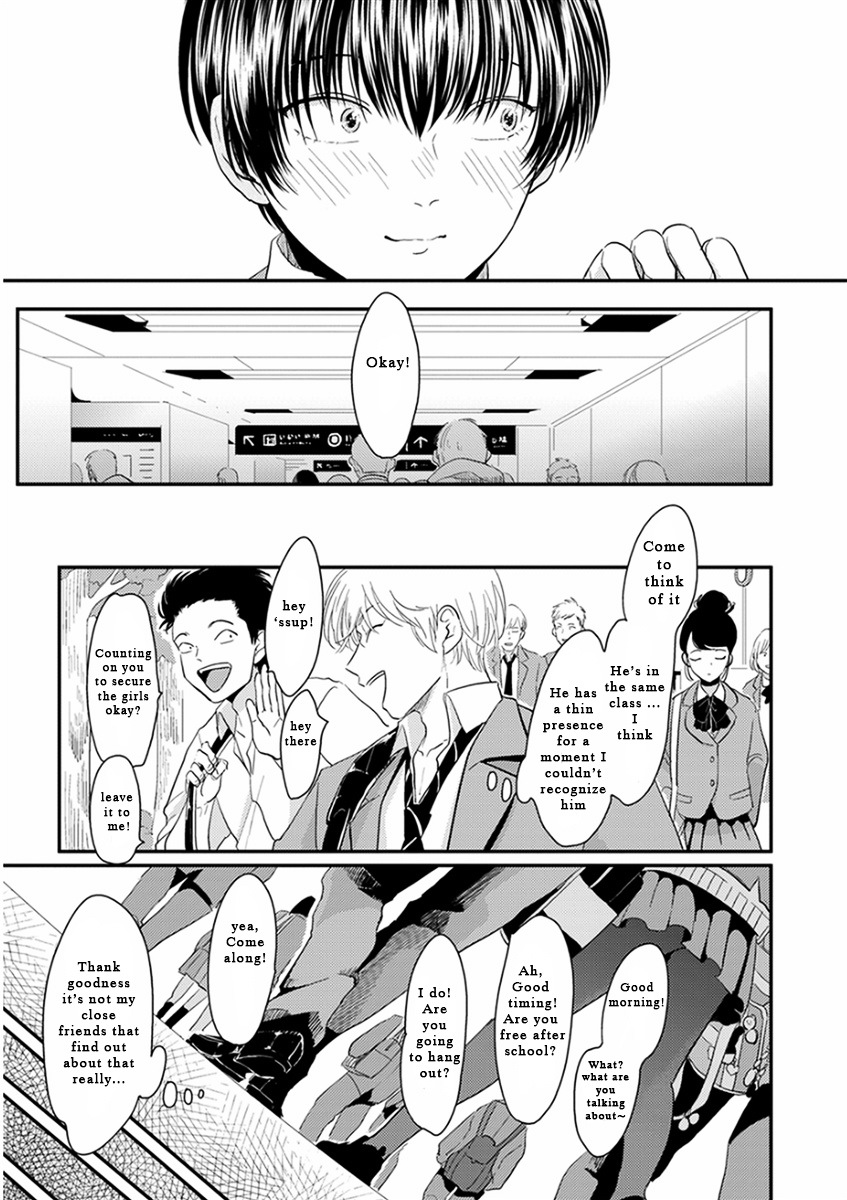 Yajirushi Chapter 4 page 8 - Chapter 4 : Chikan sareteru Kare wo Guuzen wo Hakken shite, teki na Tenkai de