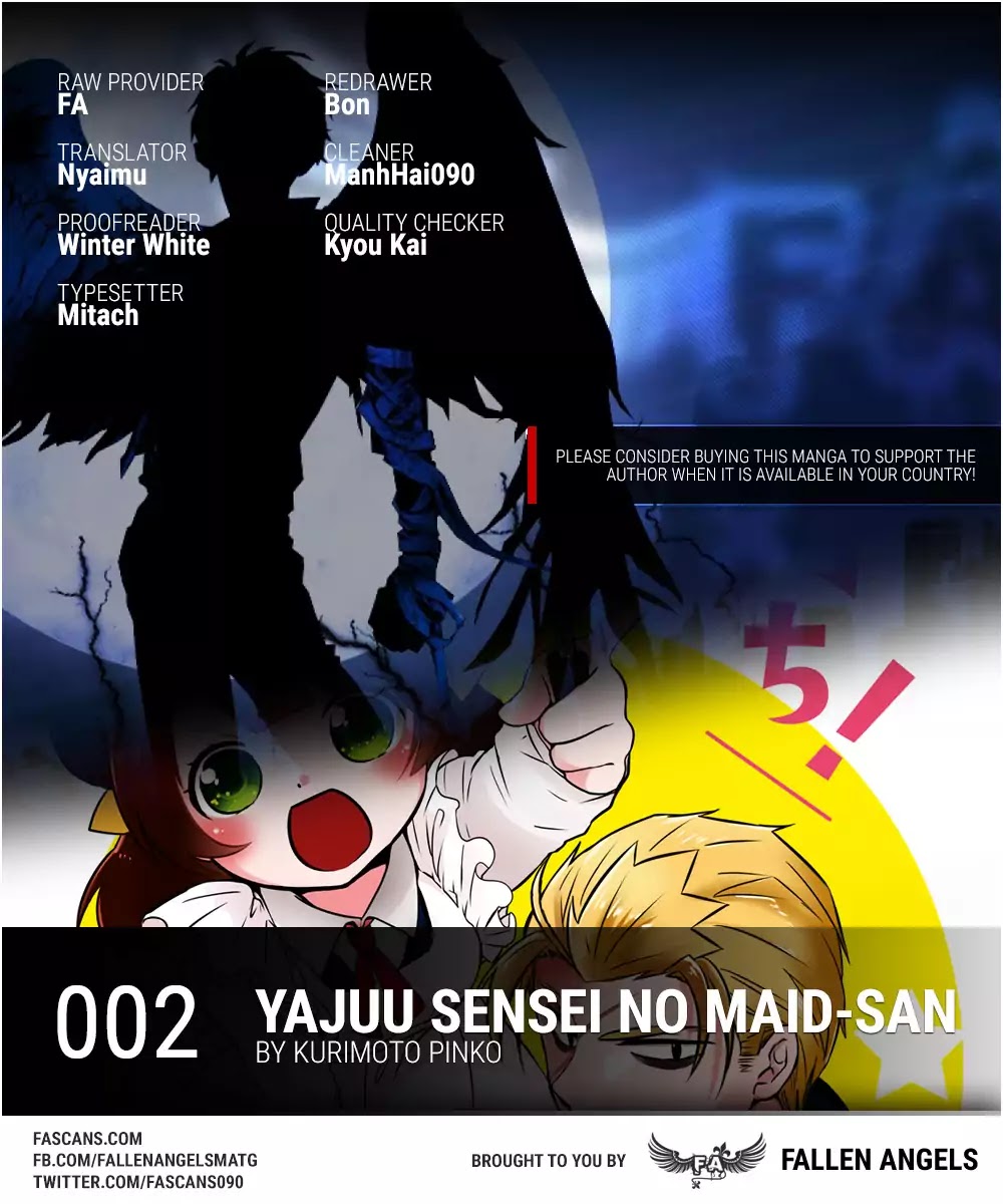 Yajuu Sensei no Maid-san Chapter 2 page 1 - Chapter 2: About The Male Butler