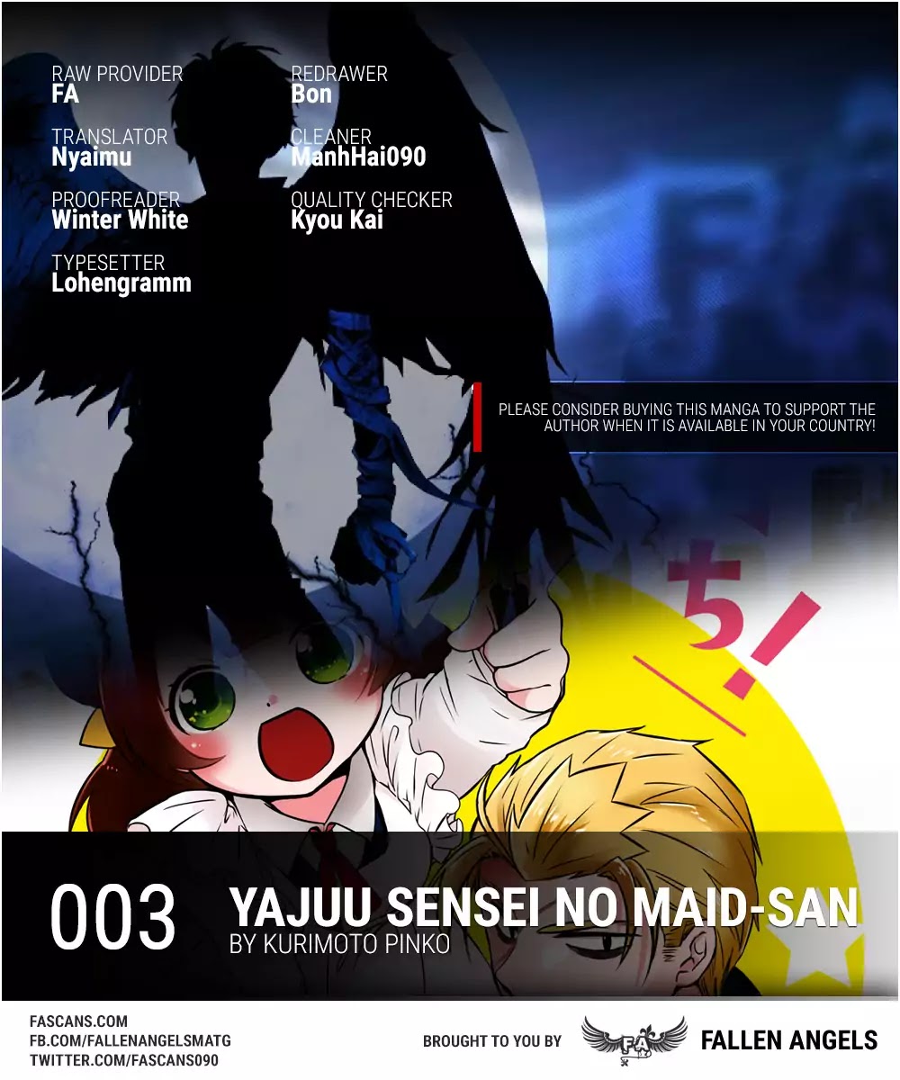 Yajuu Sensei no Maid-san Chapter 3 page 1 - Chapter 3: Maid and Butler