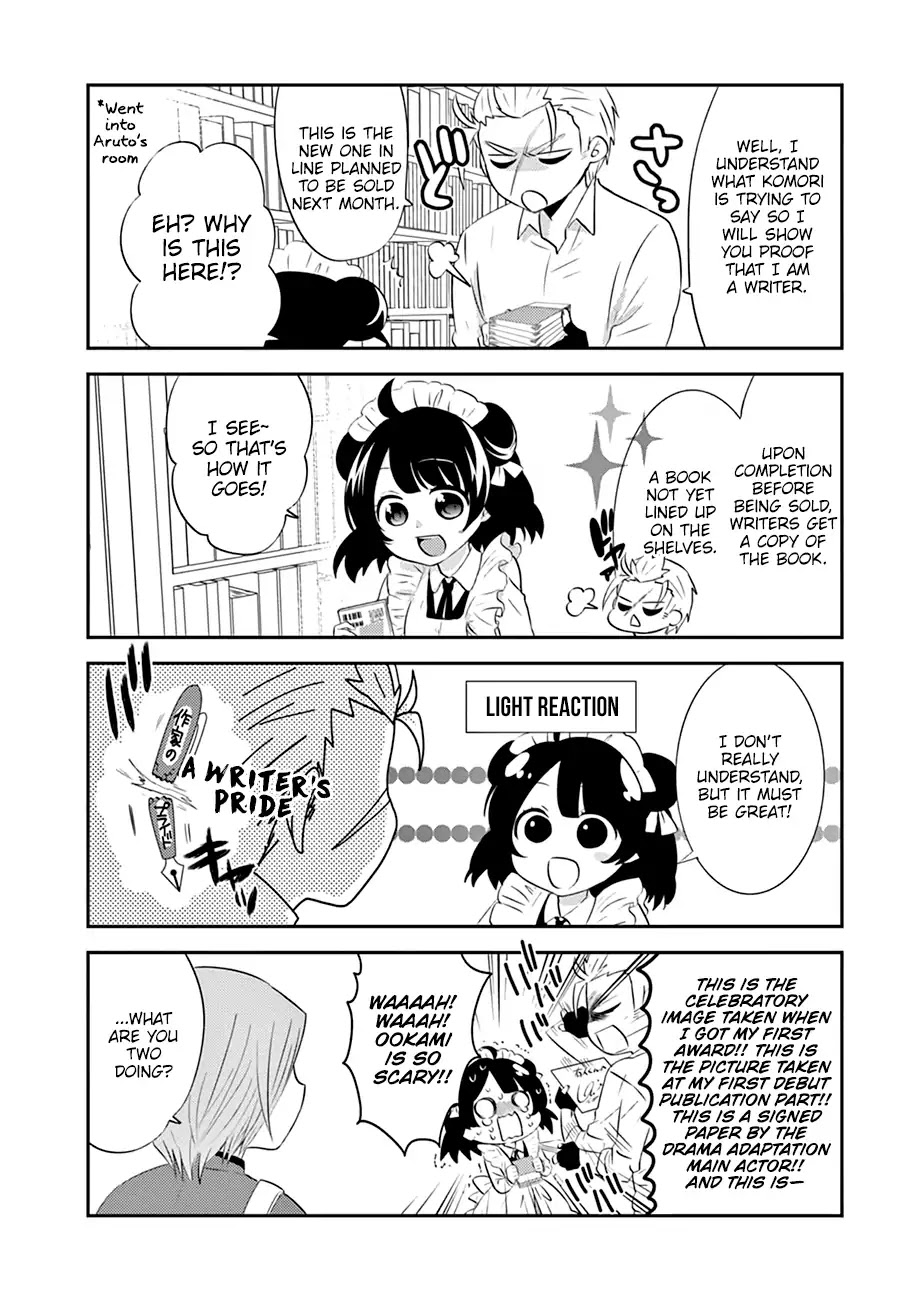 Yajuu Sensei no Maid-san Chapter 4 page 6 - Chapter 4: Ookami Is a Novelist