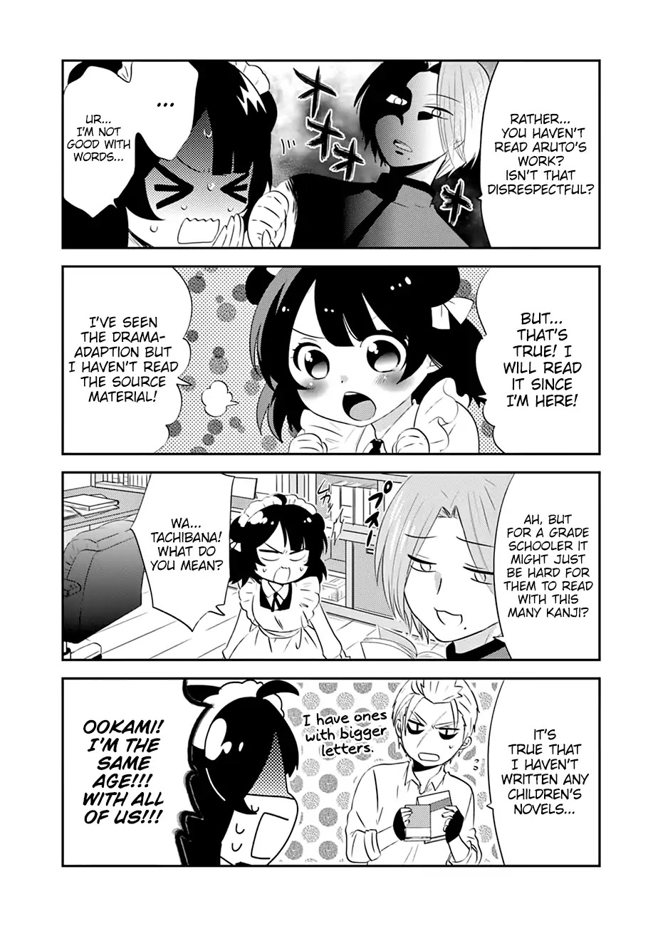 Yajuu Sensei no Maid-san Chapter 4 page 8 - Chapter 4: Ookami Is a Novelist