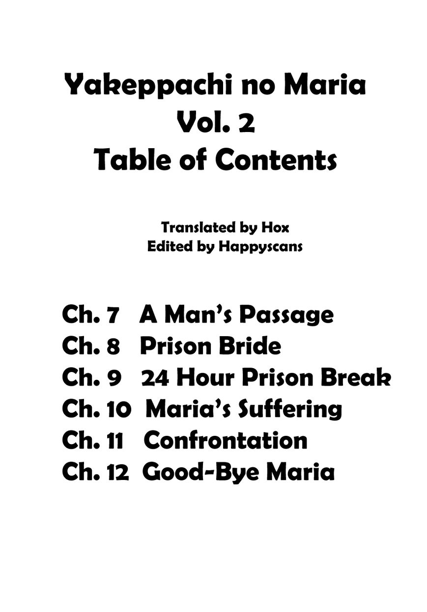 Yakeppachi no Maria Chapter 7 page 4 - Chapter 7 : A Man's Passage
