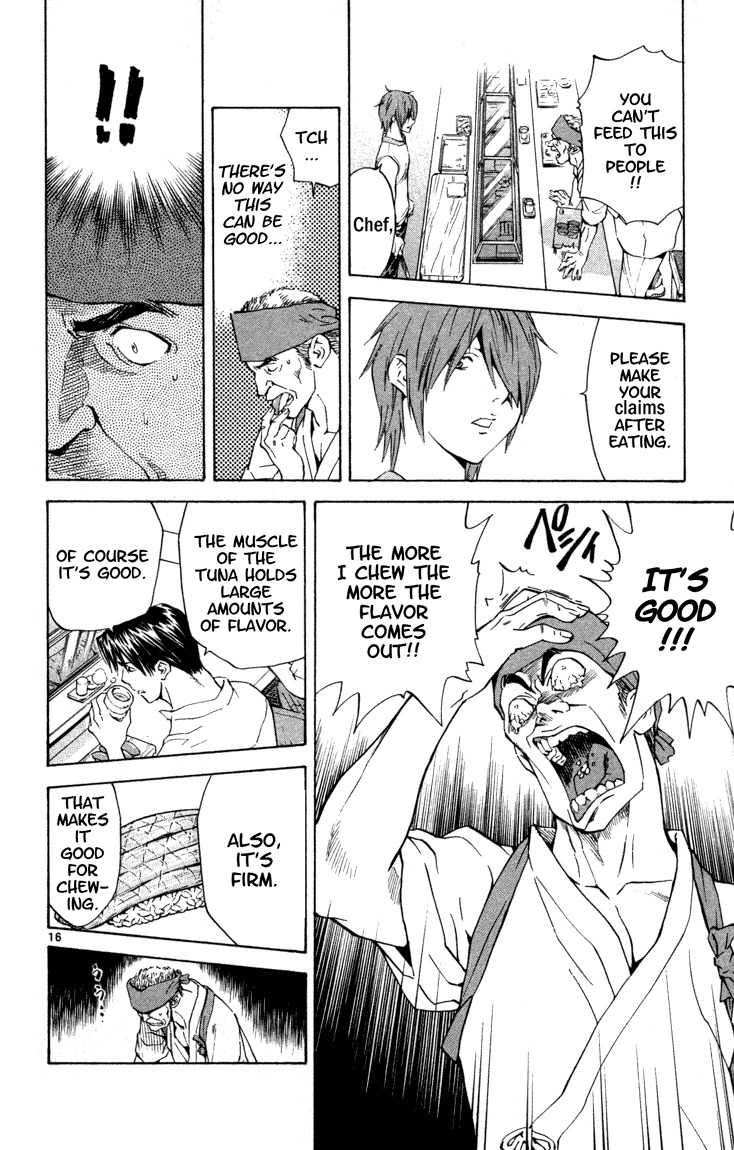 Yakitate!! Japan Chapter 128 page 16 - Chapter 128: Super Tuna