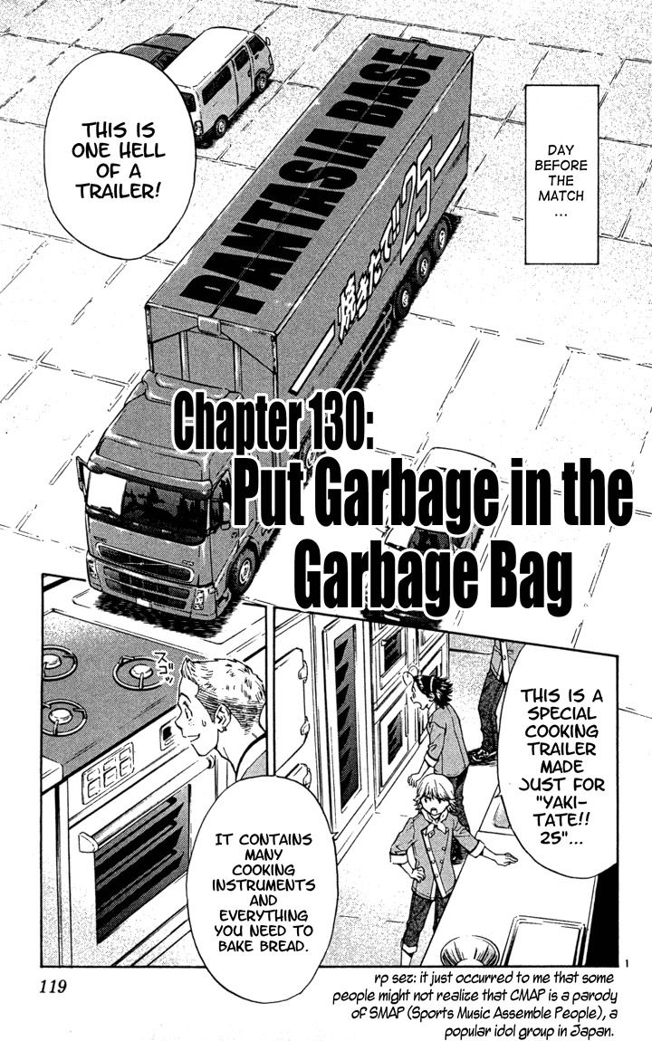 Yakitate!! Japan Chapter 130 page 1 - Chapter 130: Put Garbage in the Garbage bag