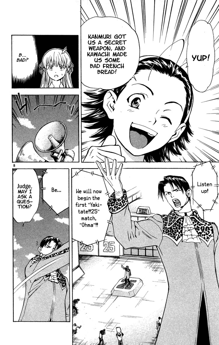Yakitate!! Japan Chapter 130 page 8 - Chapter 130: Put Garbage in the Garbage bag