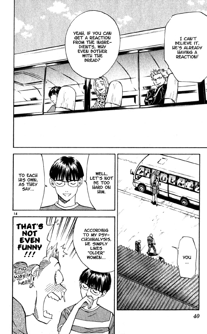 Yakitate!! Japan Chapter 135 page 14 - Chapter 135: A Reaction Forbidden for Broadcast