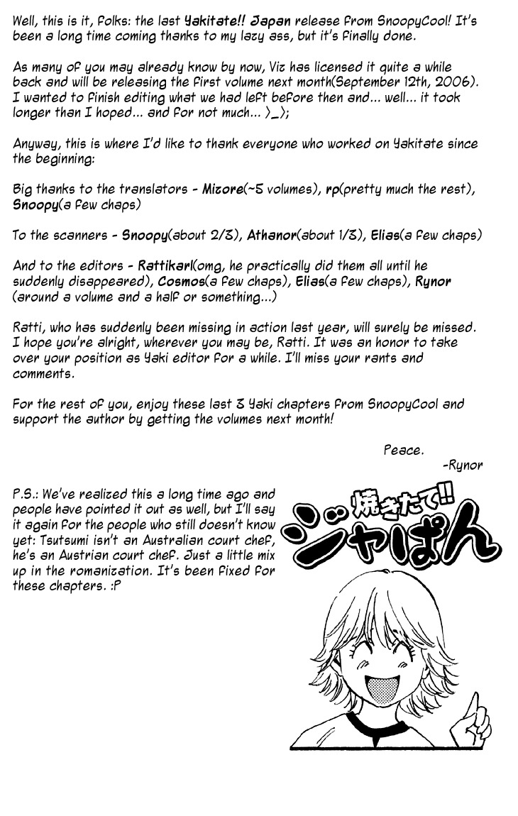Yakitate!! Japan Chapter 151 page 3 - Chapter 151: At times, Deep Hatred