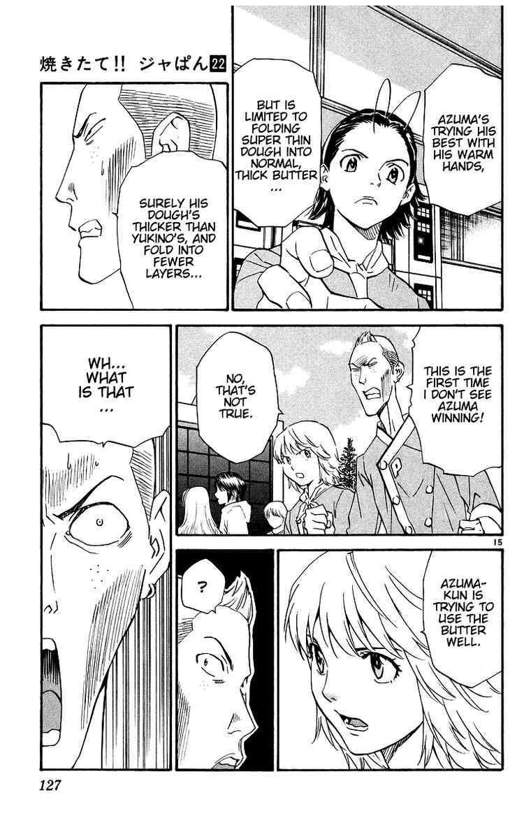 Yakitate!! Japan Chapter 199 page 15 - Chapter 199: Increased Strength?