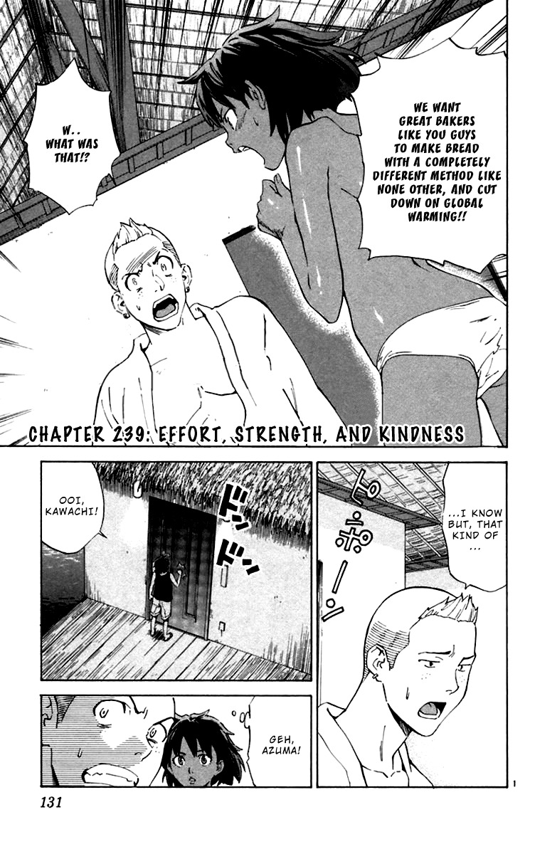Yakitate!! Japan Chapter 239 page 1 - Chapter 239: Effort, Strength, and Kindness