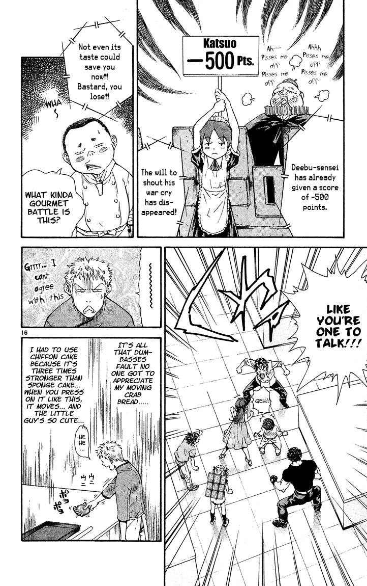 Yakitate!! Japan Chapter 35 page 16 - Chapter 35: Katsuo's Counterattack