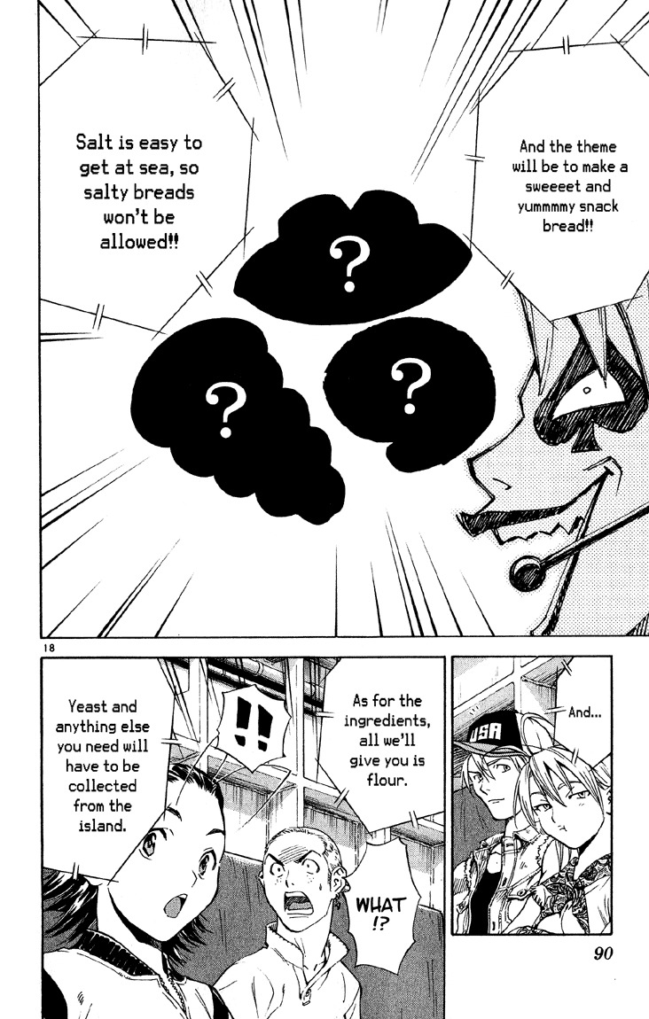 Yakitate!! Japan Chapter 73 page 18 - Chapter 73: France's Bob Gets Somewhat Sick In Shaking Ships