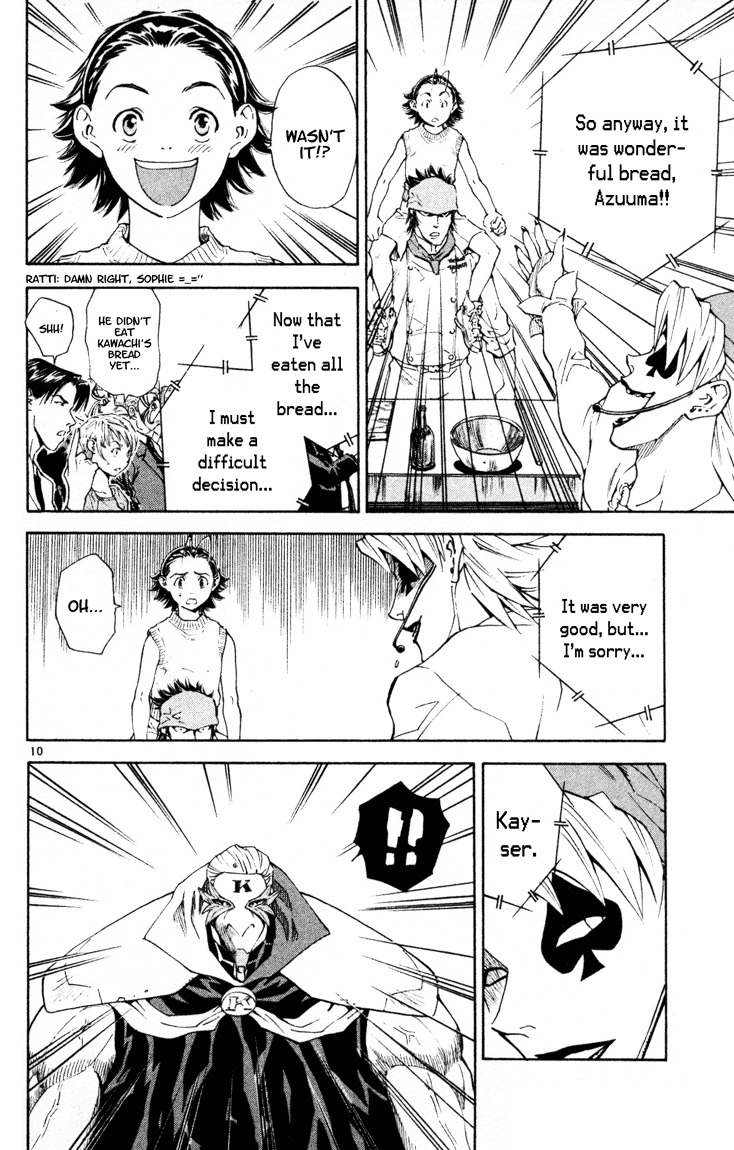 Yakitate!! Japan Chapter 93 page 10 - Chapter 93: Read it backward and it's "Amayotomamay"