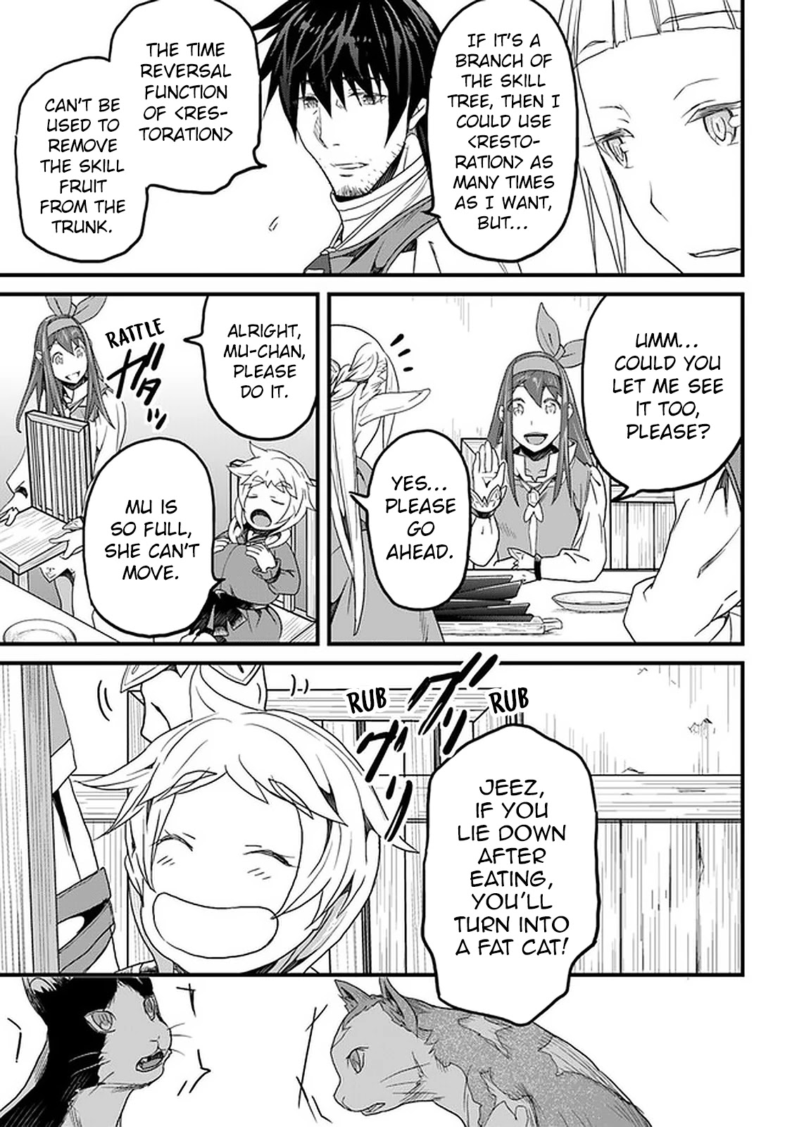 Yakudatazu Skill ni Jinsei o Sosogikomi 25-nen, Imasara Saikyou no Boukentan Midori Kashi no Akira Chapter 13 page 18 - Chapter 13: Feast