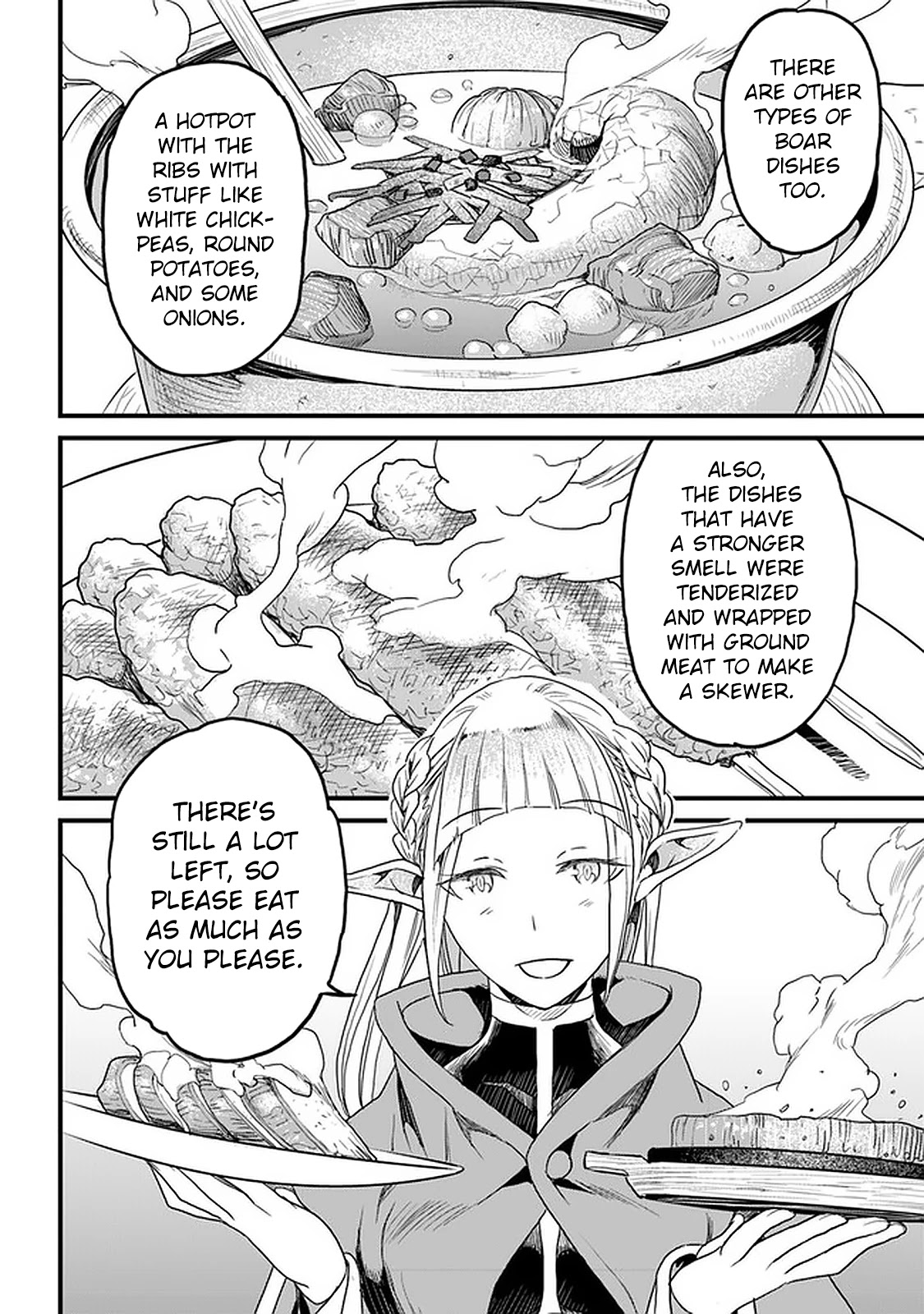 Yakudatazu Skill ni Jinsei o Sosogikomi 25-nen, Imasara Saikyou no Boukentan Midori Kashi no Akira Chapter 13 page 3 - Chapter 13: Feast