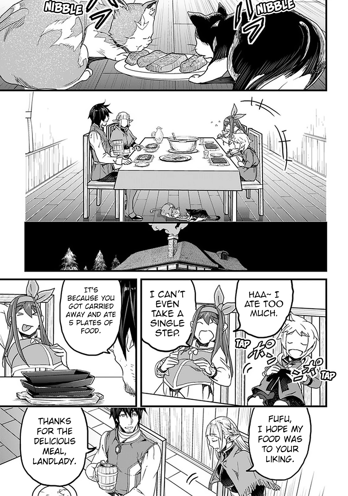 Yakudatazu Skill ni Jinsei o Sosogikomi 25-nen, Imasara Saikyou no Boukentan Midori Kashi no Akira Chapter 13 page 6 - Chapter 13: Feast