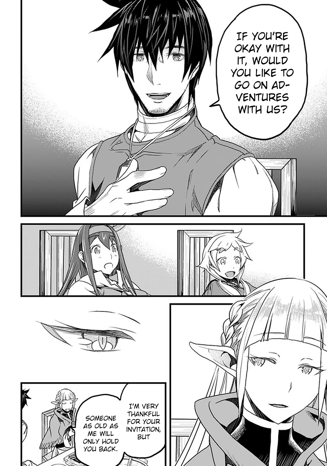 Yakudatazu Skill ni Jinsei o Sosogikomi 25-nen, Imasara Saikyou no Boukentan Midori Kashi no Akira Chapter 13 page 9 - Chapter 13: Feast